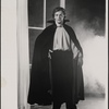 Jean LeClerc in the 1977-80 Broadway revival of Dracula, sets by Edward Gorey