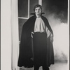 Jean LeClerc in the 1977-80 Broadway revival of Dracula, sets by Edward Gorey