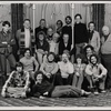 Backstage crew from the 1977-80 Broadway revival of Dracula, sets by Edward Gorey