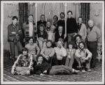 Backstage crew from the 1977-80 Broadway revival of Dracula, sets by Edward Gorey