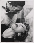 [Morgan Freeman and unidentified actress in Exhibition (Actors Playhouse), 1969 Apr.-May]