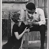[Unidentified actress and Morgan Freeman in Exhibition (Actors Playhouse), 1969 Apr.-May] 