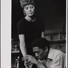 [Unidentified actress and Morgan Freeman in Exhibition (Actors Playhouse), 1969 Apr.-May] 