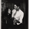 [Unidentified actress and Morgan Freeman in Exhibition (Actors Playhouse), 1969 Apr.-May] 