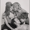 The [Publicity photo of (clockwise from top left) Diane Monferdini, Matthew Cowles, Lindsay Crouse, and Timothy Meyers in The Foursome, 1973 Oct.]