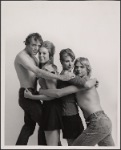 [Publicity photo of Timothy Meyers, Carole Monferdini, Lindsay Crouse, and Matthew Cowles in The Foursome, 1973 Oct.]
