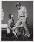 Publicity photo of unidentified actor and Joe Dorsey for Fortune and Men's Eyes, 1969