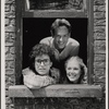 Unidentified actor, Reed Birney and Kathleen Turner in the stage production Gemini, 1978 Apr.-May