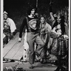 Lamar Alford, Stephen Nathan, Robin Lamont, and Sonia Manzano in Godspell