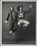 Publicity photo of David Haskell and Stephen Nathan in Godspell