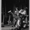 [Herb Braha, Lamar Alford, and Gilmer McCormick (standing on head) in Godspell, 1971 June]