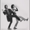 Publicity photo of David Haskell and Stephen Nathan in Godspell