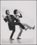 [Publicity photo of David Haskell and Stephen Nathan in Godspell, 1971 June]