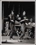 Foreground: David Haskell and Stephen Nathan; background: Jeffrey Mylett and Lamar Alford in Godspell
