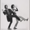 Publicity photo of David Haskell and Stephen Nathan in Godspell