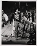 Lamar Alford (far left), Stephen Nathan, Robin Lamont, and Sonia Manzano in Godspell