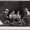 [Joel Grey and Ann Reinking (center) with unidentified men during rehearsals for Goodtime Charley, 1975 Feb. 20] 
