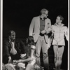 [Ann Reinking (kneeling) and Joel Grey (right) with unidentified men during rehearsals for Goodtime Charley, 1975 Feb. 20] 
