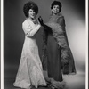 Vera Galupe-Borszkh and Philene Wannelle in costume for a scene from Bellini's "Norma"