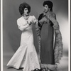 Vera Galupe-Borszkh and Philene Wannelle in costume for a scene from Bellini's "Norma"