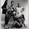 [Publicity photo of André De Shields and unidentified cast members in Haarlem Nocturne, 1984 Sept. 24] 
