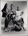 [Publicity photo of André De Shields and unidentified cast members in Haarlem Nocturne, 1984 Sept. 24] 