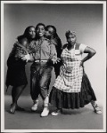 [Publicity photo of André De Shields and unidentified cast members in Haarlem Nocturne, 1984 Sept. 24] 