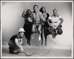 [Publicity photo of André De Shields and unidentified cast members in Haarlem Nocturne, 1984 Sept. 24] 