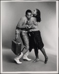 [Publicity photo of André De Shields and unidentified cast member in Haarlem Nocturne, 1984 Sept. 24] 