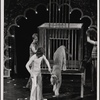 Doug Henning and cast members in the stage production The Magic Show.