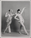 International Chrysis [right] and unidentified other in the stage production Pouff