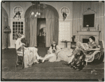 Nita Naldi and two unidentified actresses in a scene from the stage production  Opportunity