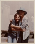 Lily Tomlin and unidentified man during the stage production Star Spangled Night for Rights