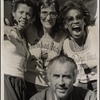 The Harlettes [Sharon Redd, Ula Hedwig and Charlotte Crossley] with Christopher Lee at the stage production Star Spangled Night for Rights