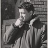 Leo Seltzer with a cattail in his mouth