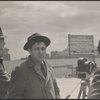 Leo Seltzer filming at East River Houses construction site