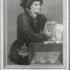 D. Yñigo López de Mendoza. Primer Marques de Santillana Guerrero, politico, literato y, Poeta. Nacia en Carrion de los Condes en 1398. y murio en Guadalaxara en 1458