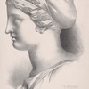 Tete de Sappho d'après l'antique