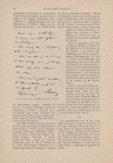 Fac-similé de l'écriture de Sarcey.