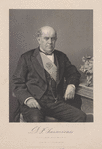 D.F. Sarmiento. From an authentic photograph from life.