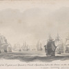 Position of the English, and Spanish & French squadrons, before the action on the 12 July, 1801