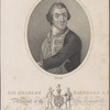 Sir Charles Saunders K.B. Admiral of the Blue Squadron. First Lord Commiss of the Admiralty &