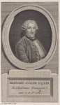 Bernard Joseph Saurin, de L'Academie Françoise, mort le 18, 9bre 1781.