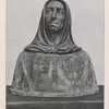 Bust of Savonarola.(Terra cotta, coloured). In the Victoria and Albert Museum. Executed in 1864, by Bastianini, and put forth as an original quattro-cento work, and purchased as such.