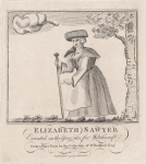 Elizabeth Sawyer. Executed in the Year 1621 for witchcraft. From a rare print in the collection of W. Beckford, Esqr.