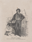 William Saxbury. Drawn on board the U.S. frigate Constitution--1814.
