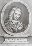 Paul Scarron. Mort à Paris, le 14 Octobre, 1660 [Bouzot?], del. ; [C. F?] S.*** sculpt.