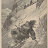 A. B. Schanz descending an ice-terrace of four thousand feet in the mountain range of the Aliashka Peninsula