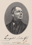 Leopold Schefer. Nach einer von seiner Tochter, Fräulein Hilda Schefer, überlassenen Originalphotographie.
