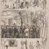 General scene in the club-room. Sketches at the great Democratic reunion at the Manhattan Club, on Thursday evening.